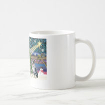 Xmas Magic-Aussie Cattle Dog pair mugs