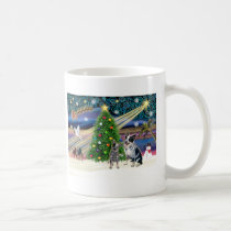 Xmas Magic-Aussie Cattle Dog pair mugs