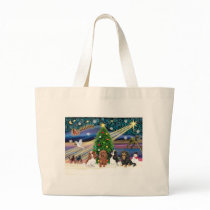 Xmas Magic-Cavalier Quad bags