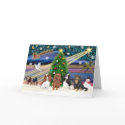 Xmas Magic-Cavalier Quad cards