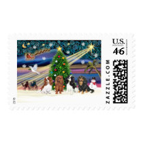 Xmas Magic-Cavalier Quad Stamps