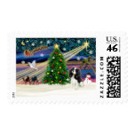 Xmas Magic-Cavalier Tri5 Postage Stamp