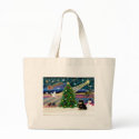 Xmas Magic-Chihuahua Black-Tan bags