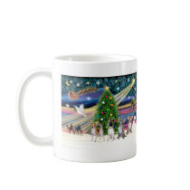Xmas Magic-Chihuahuas (four) mugs