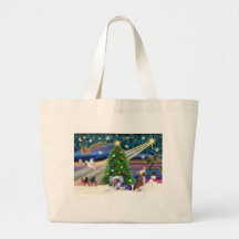 Xmas Magic-Chinese Crested Pair Bag