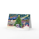 Xmas Magic-Chinese Crested Pair cards by ChristmasMagicDogs Xmas Magic-Chinese Crested Pair cards