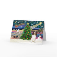 Xmas Magic-English Springer card