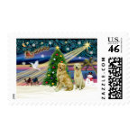 Xmas Magic-Golden-Pair postage