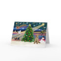 Xmas Magic-Lakeland Terrier cards