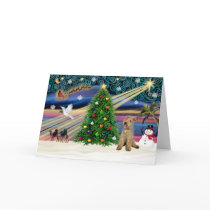 Xmas Magic-Lakeland Terrier cards by ChristmasMagicDogs Xmas Magic-Lakeland Terrier cards