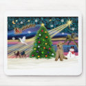 Xmas Magic-Lakeland Terrier mousepads by ChristmasMagicDogs Xmas Magic-Lakeland Terrier mousepads