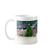 Xmas Magic-Lakeland Terrier mugs by ChristmasMagicDogs Xmas Magic-Lakeland Terrier mugs