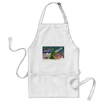 Xmas Magic-NovaScotia-stand aprons by ChristmasMagicDogs Xmas Magic-NovaScotia-stand aprons