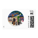 Xmas Magic (R) - 6 Standard Poodles postage