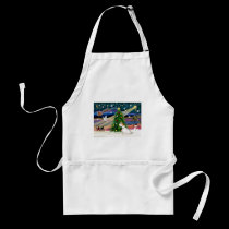 Xmas Magic - Sealyham Terrier (L2) aprons