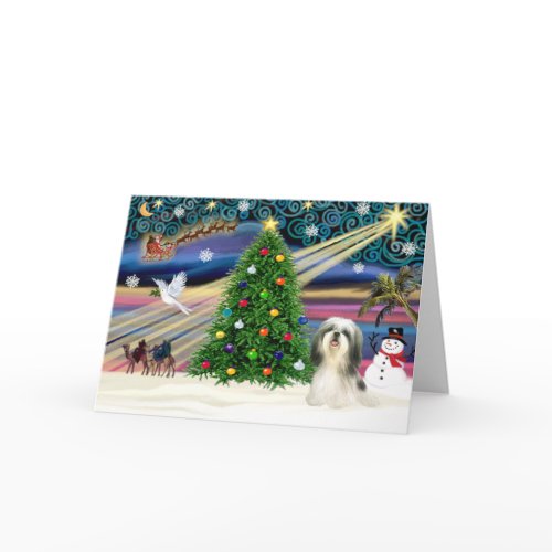 Xmas Magic-ShihTzu 4 card
