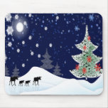 Xmas Moose Mousepads