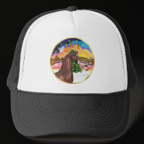 Xmas Music 2 - Brown Arabian Horse hats by heartsonggallery Xmas Music 2 - Brown Arabian Horse hats