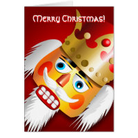 Xmas Nutcracker King Greeting Card