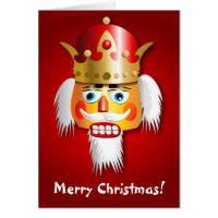 Xmas Nutcracker King Greeting Card