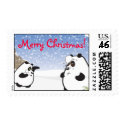 X'mas Pandas postage