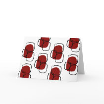 Xmas Pattern (blank) cards