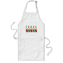 Xmas Peace Hands aprons by JuJuGarden Xmas Peace Hands aprons