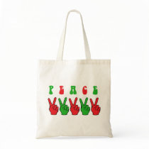 Xmas Peace Hands bags by JuJuGarden Xmas Peace Hands bags