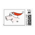 Xmas Pig Stamp by littlepig Xmas Pig Stamp