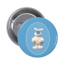Xmas Polar Bear Buttons