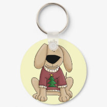Xmas Puppy Key Chain keychains
