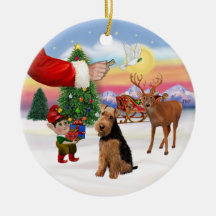 Xmas Signs - Welsh Terrier Ornaments