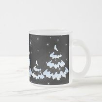 Xmas snowtrees mugs