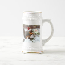 Xmas Squirrel in Snow Coffee Mugs