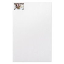 Xmas Squirrel in Snow Customized Stationery