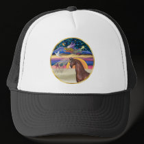 Xmas Star - Brown Arabian Horse hats by heartsonggallery Xmas Star - Brown Arabian Horse hats