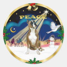 Xmas Sunrise (R) - Boxer 1 Stickers