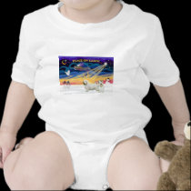 Xmas Sunrise - Two Sealyham Terriers t-shirts