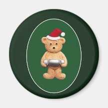 Xmas Ted With Magnets