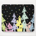 Xmas town1 mousepads