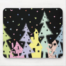 Xmas town1 mousepads
