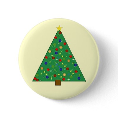 xmas tree Button by justuskids