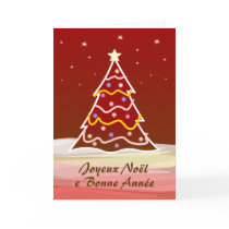 Xmas Tree - french cards