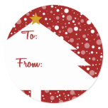 Xmas Tree Gift Sticker