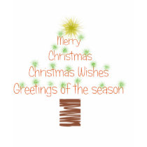 Xmas tree of letters t-shirts