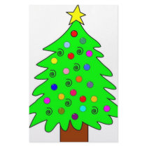 xmas tree stationery
