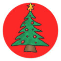 xmas tree stickers by princess_dollhead xmas tree stickers