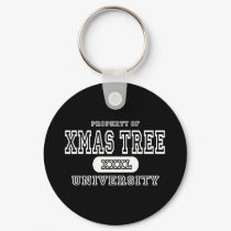 Xmas Tree Univeristy Dark keychains by universityshirts Xmas Tree Univeristy Dark keychains