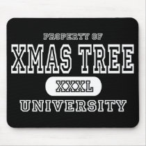 Xmas Tree Univeristy Dark mousepads by universityshirts Xmas Tree Univeristy Dark mousepads