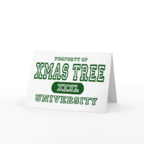 Xmas Tree University cards by universityshirts Xmas Tree University cards